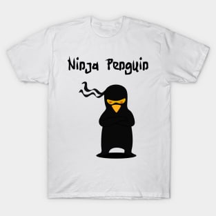 Cute Cartoon Ninja Penguin T-Shirt